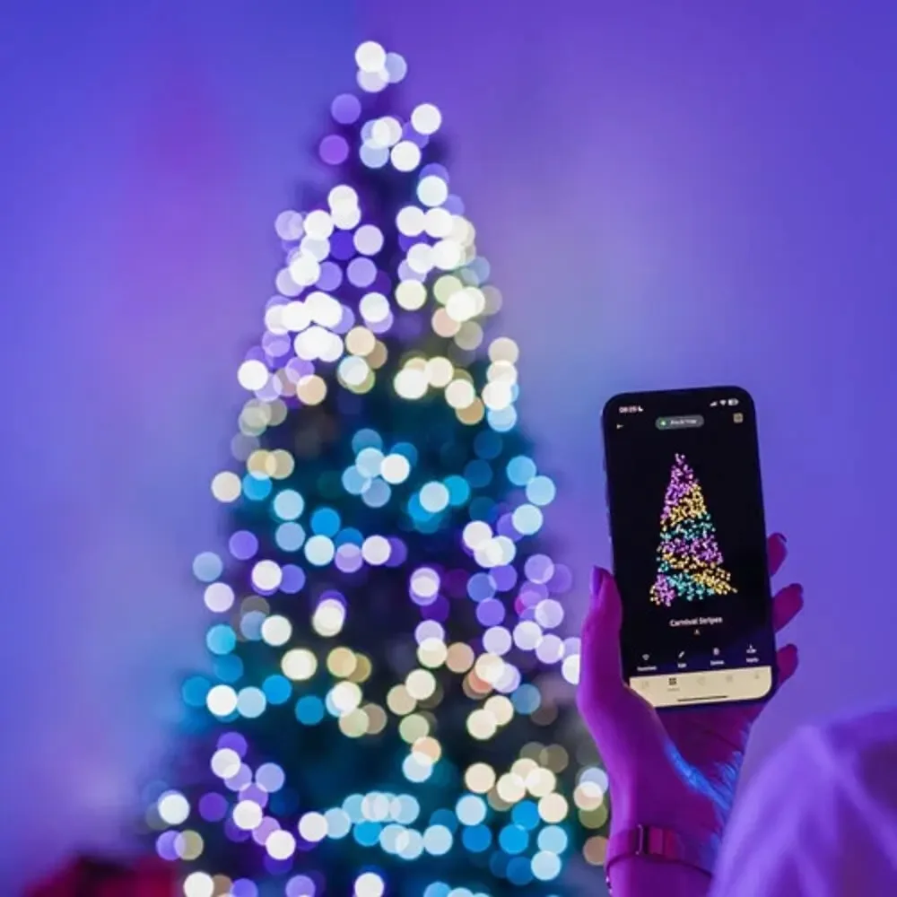 Twinkly 6Ft Prelit Regal Tree 435 RGB LED - Ecomm